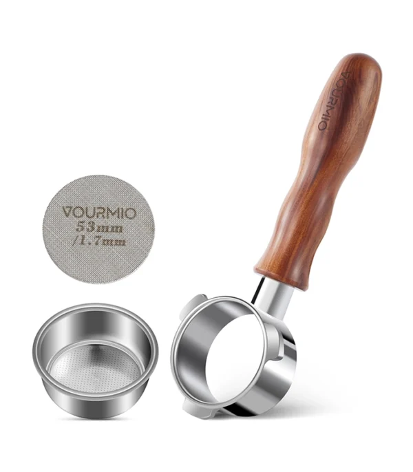 54mm Bottomless Portafilter-Wood